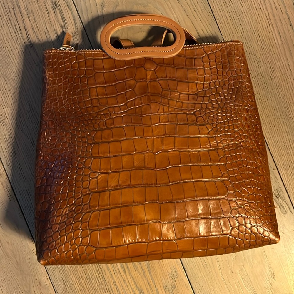 Clare V Marcelle leather backpack